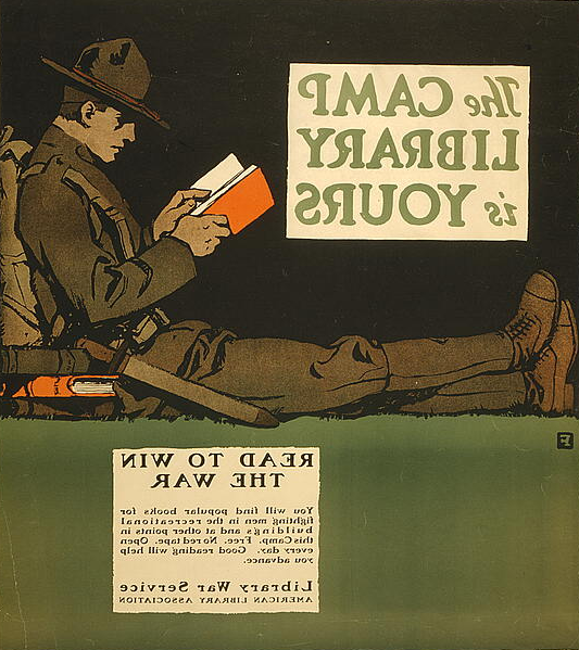 第一次世界大战营地图书馆海报